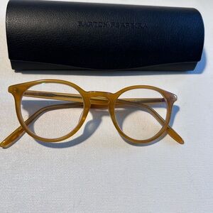 Barton Perreira Camel Glasses with Case.